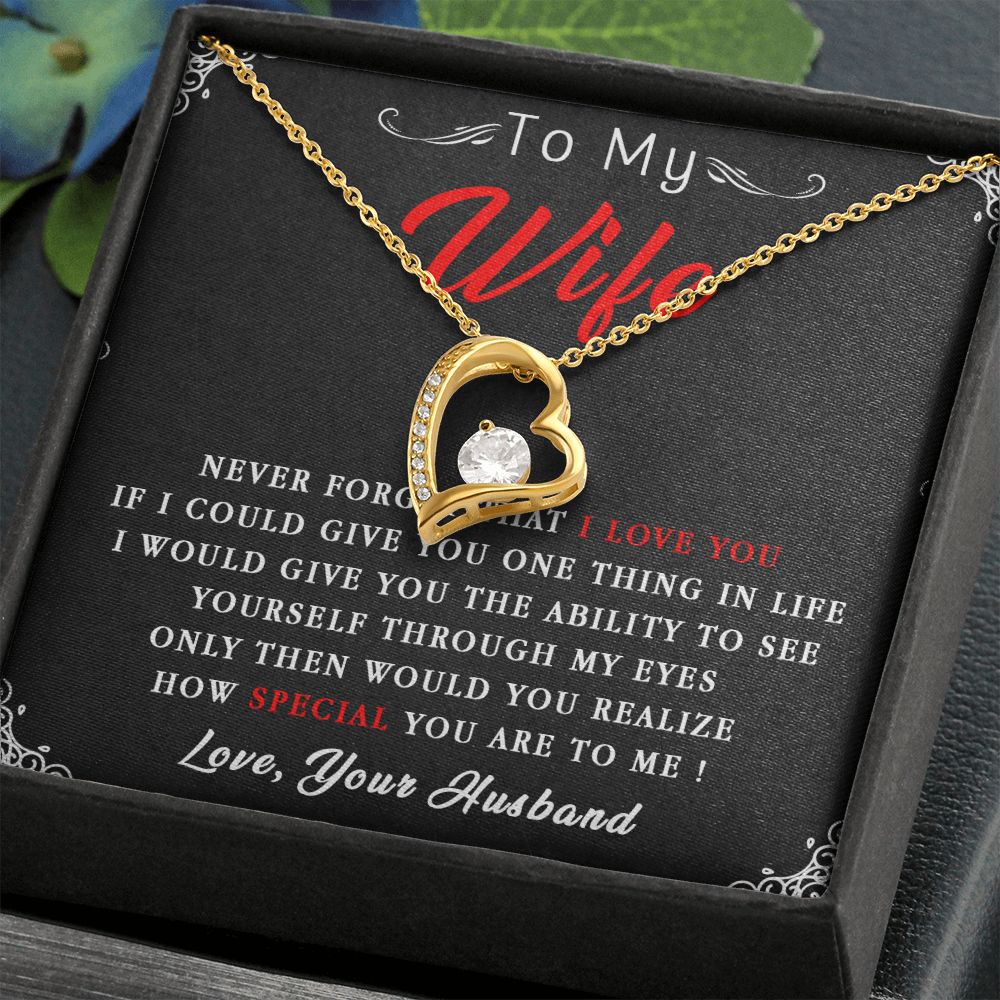 87C To My Wife Necklace, Necklace Gift For Wife, Anniversary Gift, Birthday Gift