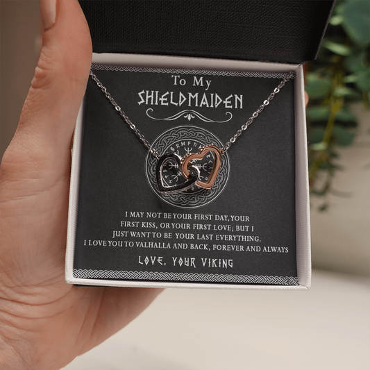 171D Necklace Gift To My Shieldmaiden, Viking Jewelry For Women, Her, Wife, Soulmate