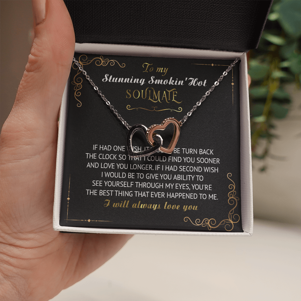 7D To My Stunning Smoking Hot Soulmate Necklace, Gift For Wife, Birthday Gift Ideas