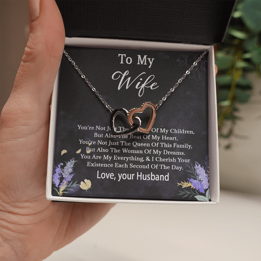 68D Necklace To My Wife, Women Necklace for Her, I LOVE YOU Necklace from Husband