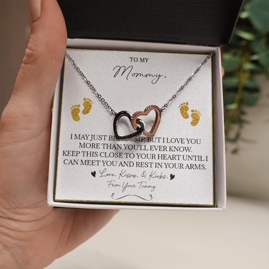 136D Necklace To My Mommy, Gift for New Mom, Perfect Necklace Gift for Wife, Women