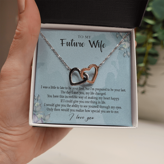 162D Necklace Gift To My Future Wife, Valentine Gift for Her, I Love You Necklace
