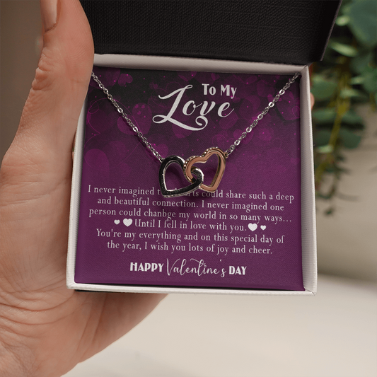 217D Happy Valentine's Day Gift, Necklace for your Love, Wife Gift, Girlfriend Gift