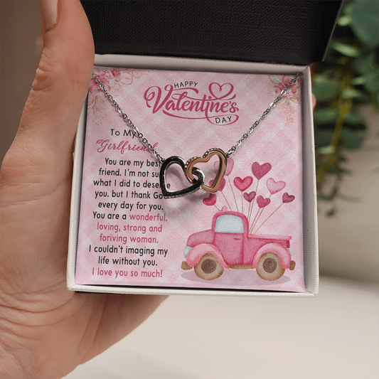 180D Valentine Gift To my Girlfriend, Necklace To my Girlfriend, I LOVE YOU SO MUCH
