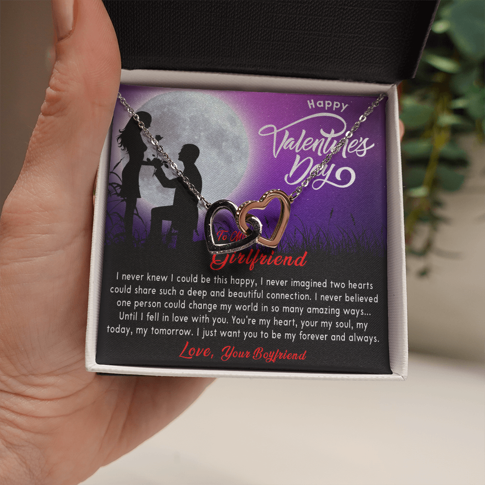 199D Necklace To My Girlfriend, Love Gift from Boyfriend, Happy Valentine's Day Gift