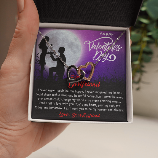 199D Necklace To My Girlfriend, Love Gift from Boyfriend, Happy Valentine's Day Gift
