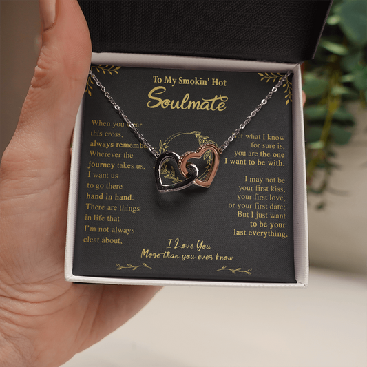 N355D To My Soulmate Necklace Engagement Anniversary Gift for Her Birthday