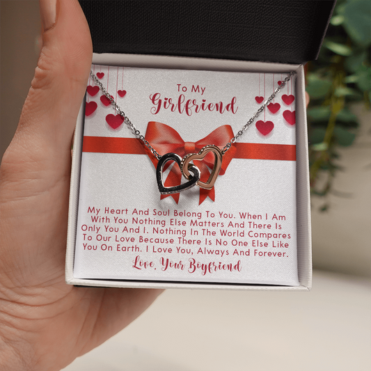 251D Necklace To My Girlfriend, Love Gift for Her From Boyfriend, Couple Necklace