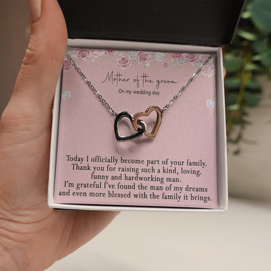 172D Gifts Necklace Love Knot To Mom On My Wedding Day From Son On Wedding Day