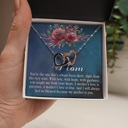 151D To My Mom Necklace, Mama, Gift From Son For Birthday, Necklace I Love My Mom