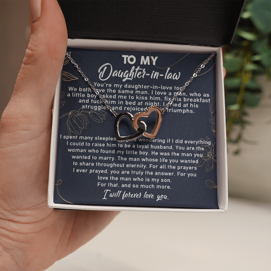 10D To My Daughter-In-Law Necklace, Gift For Daughter In Law, Daughter In Law Gifts