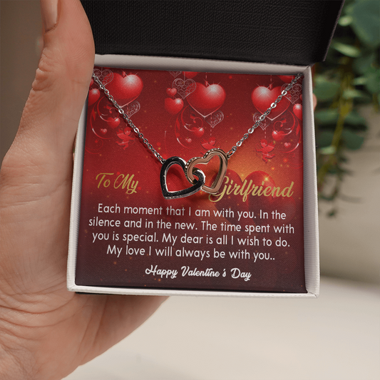 211D Necklace To my Girlfriend, Valentine Gift for Women, Happy Valentine's Day Gift