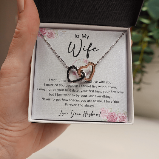 73D Necklace To Wife, Perfect Gift for Her From Husband, I LOVE YOU Forever & Always