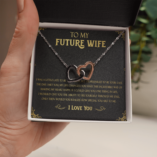 72D Necklace To Future Wife/Girlfriend, Woman Necklace Gift for Her From Husband