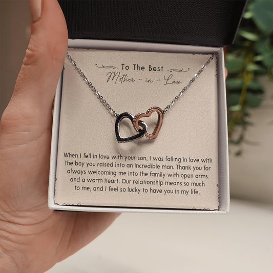 133D Necklace To My Mother In Law, Necklace Gift for Mom, Women, Birthday Gift