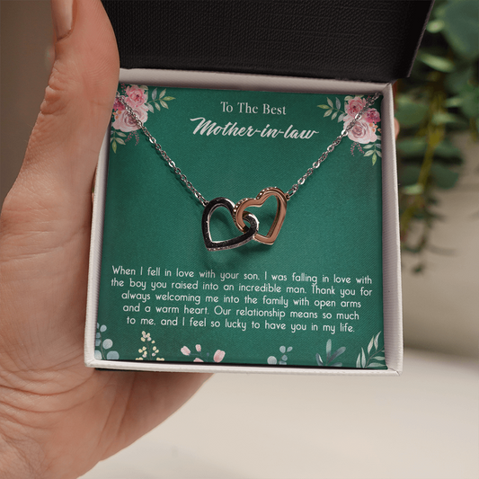 147D Necklace To My Mother in Law, Mom Necklace Birthday Gift from Son/Daughter