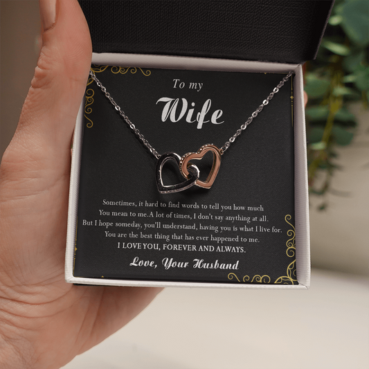 N357D To My Wife Necklace, Gift For Wife, Anniversary Gift For Wife, Necklace For Wife