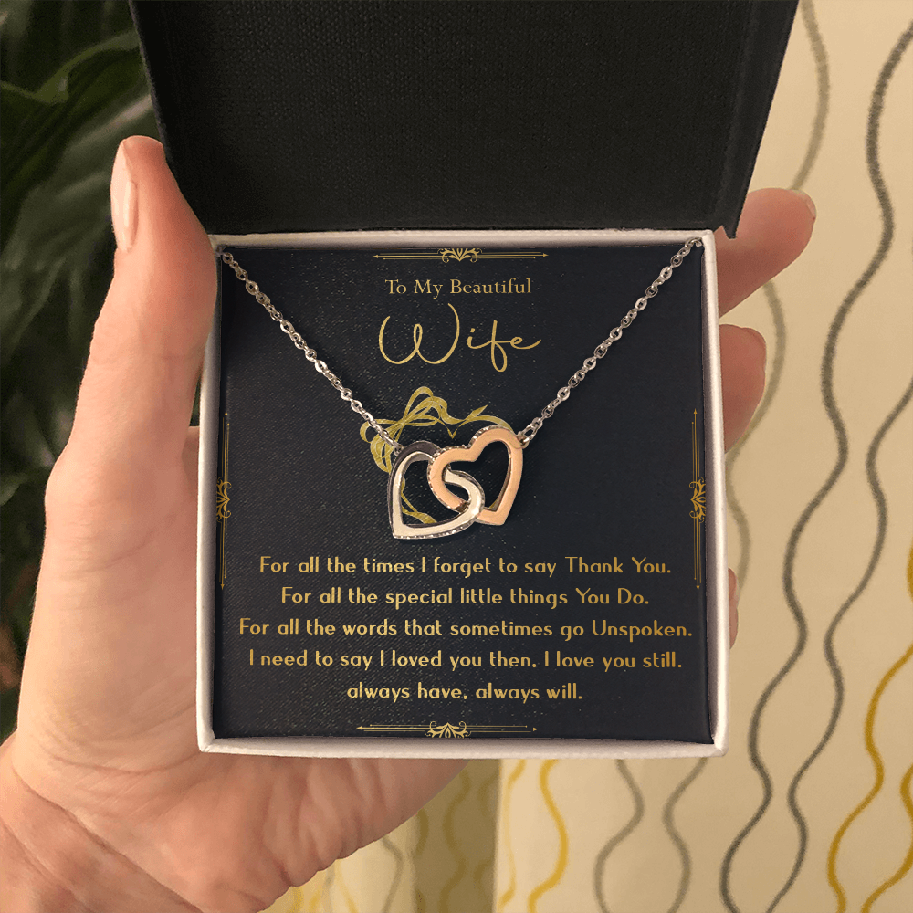 N356D To My Wife Necklace, Gift For Wife, Anniversary Gift For Wife, Necklace For Wife