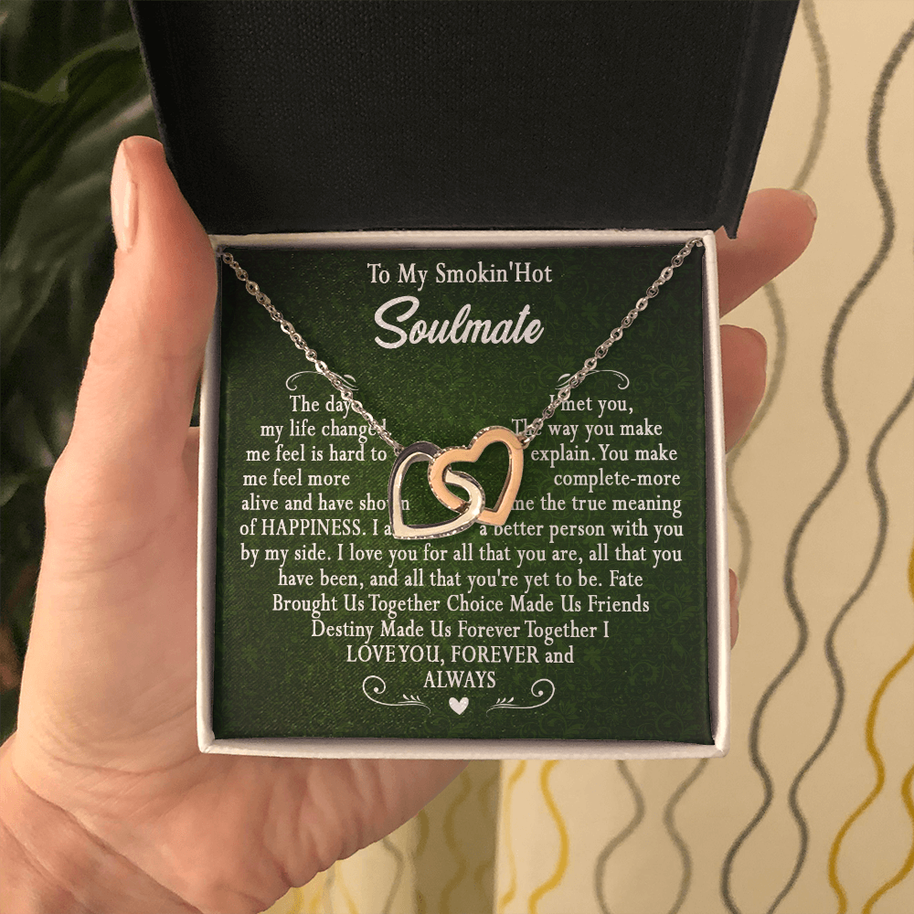 173D To My Smokin Hot Wife Necklace, Necklace Gift For Wife Soulmate Valentine Gift