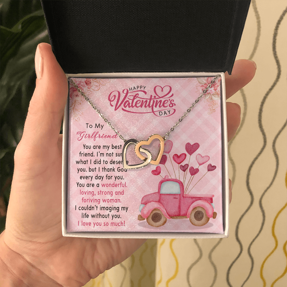 180D Valentine Gift To my Girlfriend, Necklace To my Girlfriend, I LOVE YOU SO MUCH