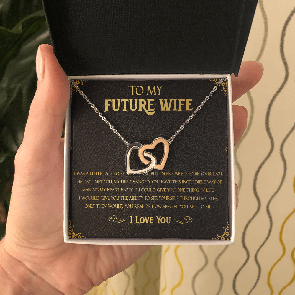 72D Necklace To Future Wife/Girlfriend, Woman Necklace Gift for Her From Husband