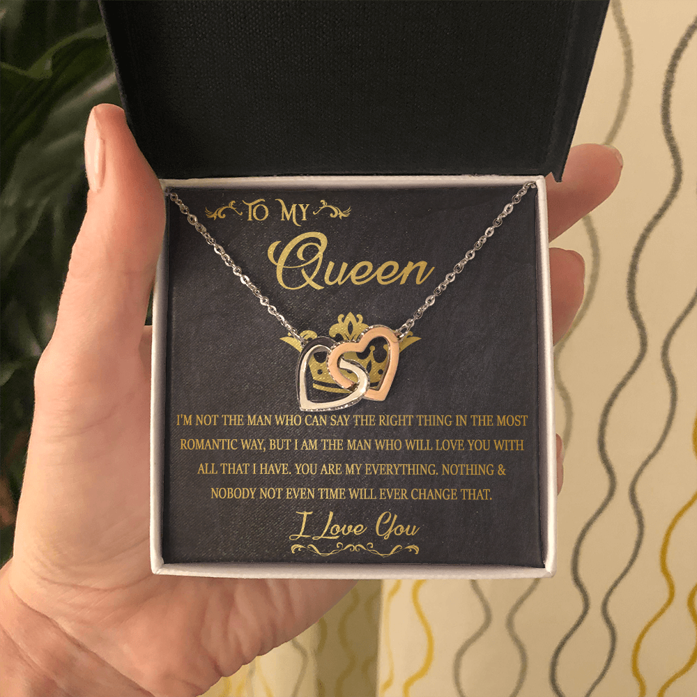 70D Necklace To My Queen, Gift for Daughter/Girlfriend/Wife, Women Necklace for Her