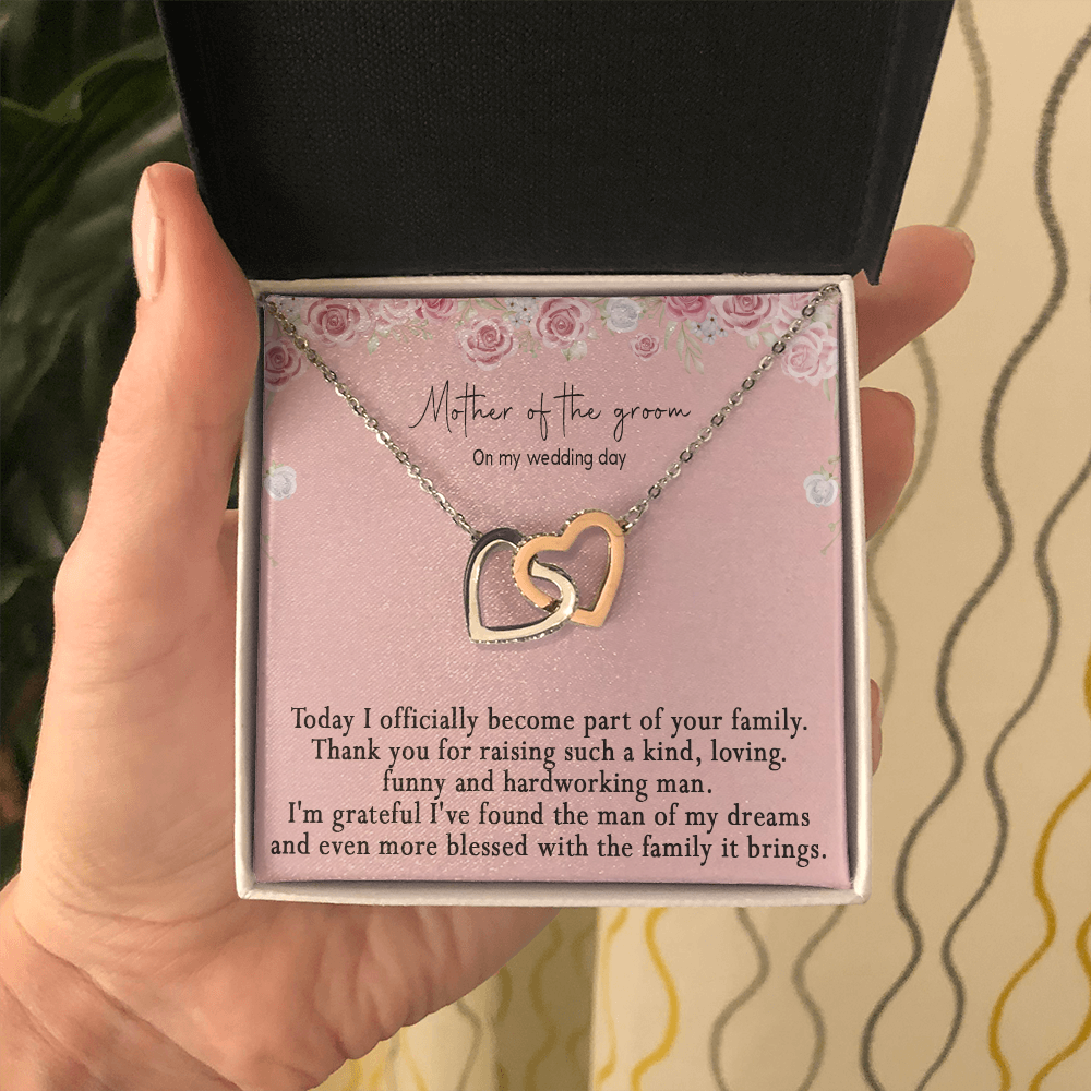 172D Gifts Necklace Love Knot To Mom On My Wedding Day From Son On Wedding Day