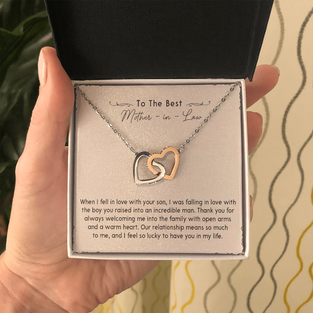 133D Necklace To My Mother In Law, Necklace Gift for Mom, Women, Birthday Gift