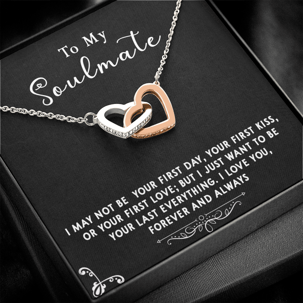 169D Gift To My Soulmate Necklace, Birthday Necklace For Wife, Happy Valentine Gift