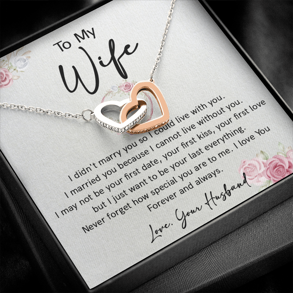 73D Necklace To Wife, Perfect Gift for Her From Husband, I LOVE YOU Forever & Always