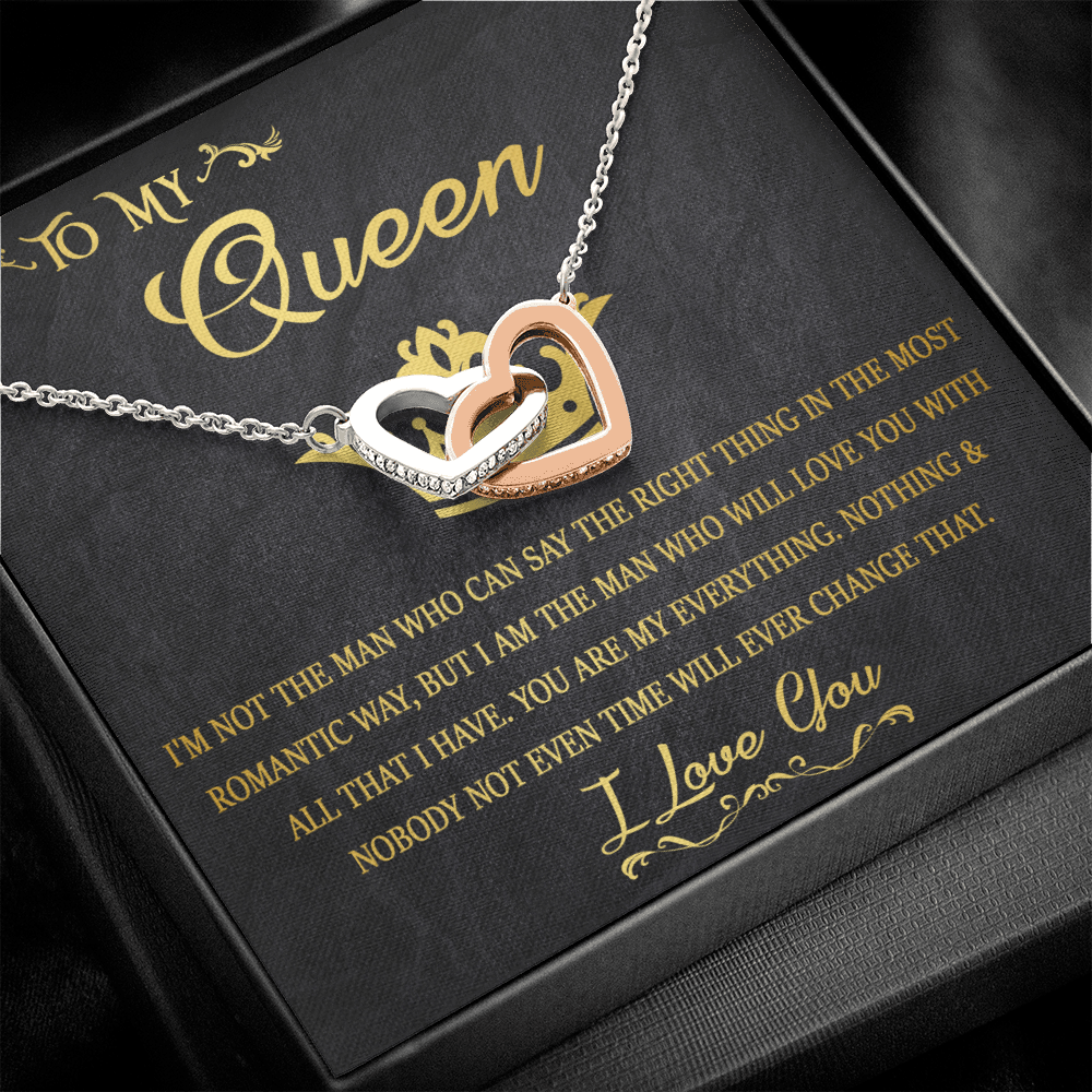 70D Necklace To My Queen, Gift for Daughter/Girlfriend/Wife, Women Necklace for Her