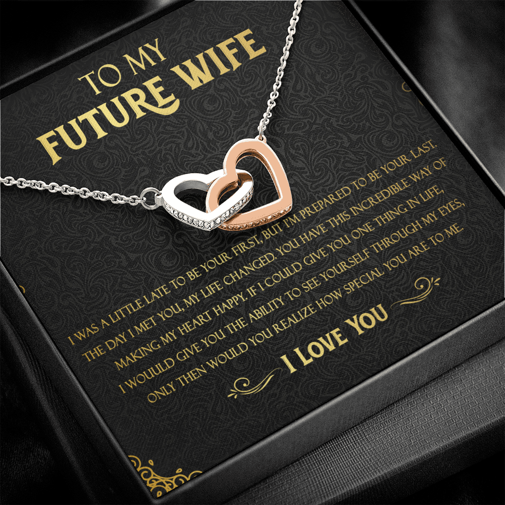 72D Necklace To Future Wife/Girlfriend, Woman Necklace Gift for Her From Husband