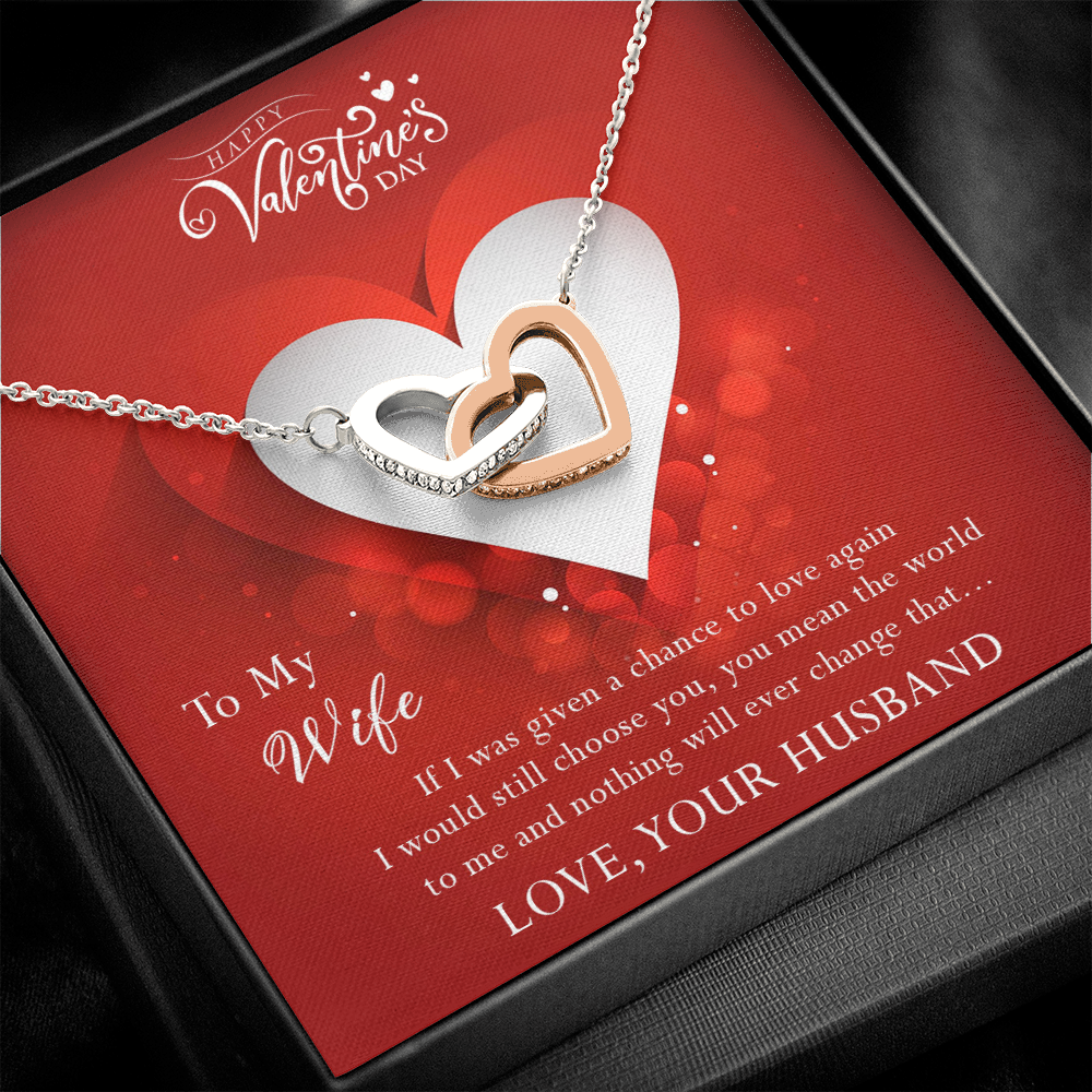 188D Necklace To My Wife, Necklace Perfect Gift for your Wife, I Always Choose You