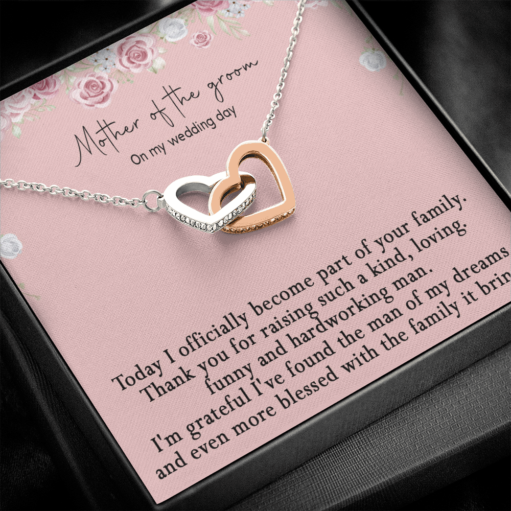 172D Gifts Necklace Love Knot To Mom On My Wedding Day From Son On Wedding Day