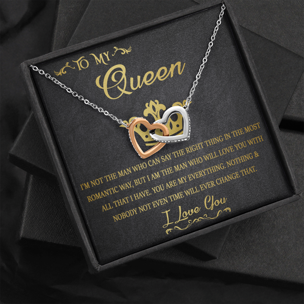 70D Necklace To My Queen, Gift for Daughter/Girlfriend/Wife, Women Necklace for Her