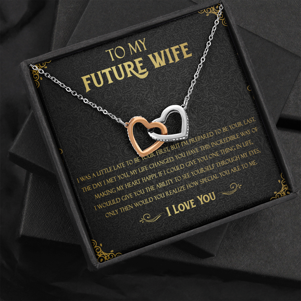 72D Necklace To Future Wife/Girlfriend, Woman Necklace Gift for Her From Husband
