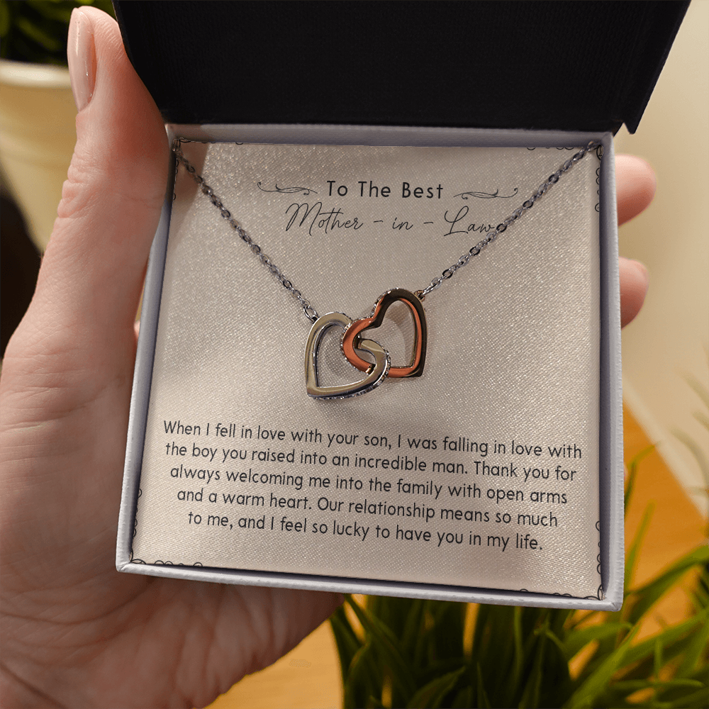 133D Necklace To My Mother In Law, Necklace Gift for Mom, Women, Birthday Gift