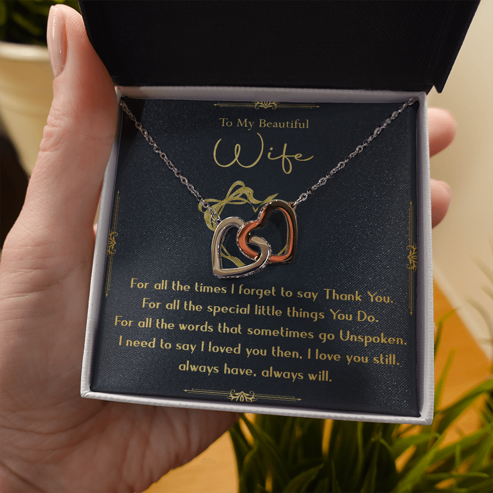 N356D To My Wife Necklace, Gift For Wife, Anniversary Gift For Wife, Necklace For Wife