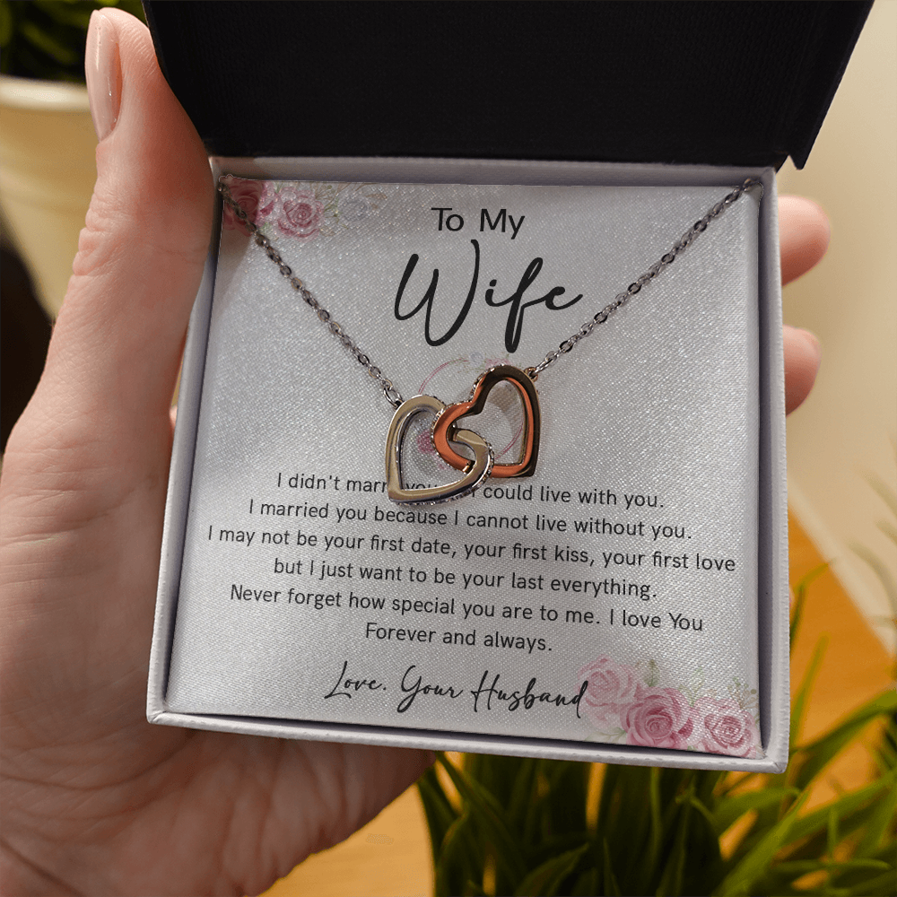 73D Necklace To Wife, Perfect Gift for Her From Husband, I LOVE YOU Forever & Always
