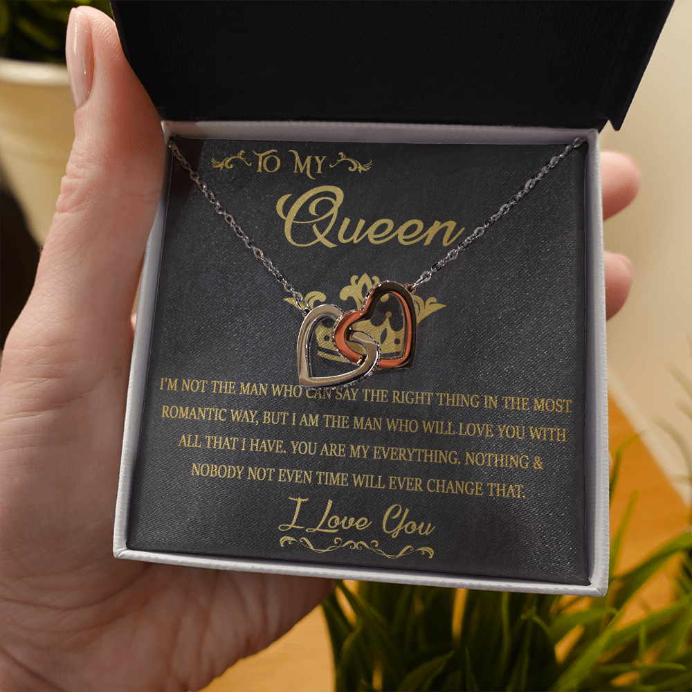 70D Necklace To My Queen, Gift for Daughter/Girlfriend/Wife, Women Necklace for Her