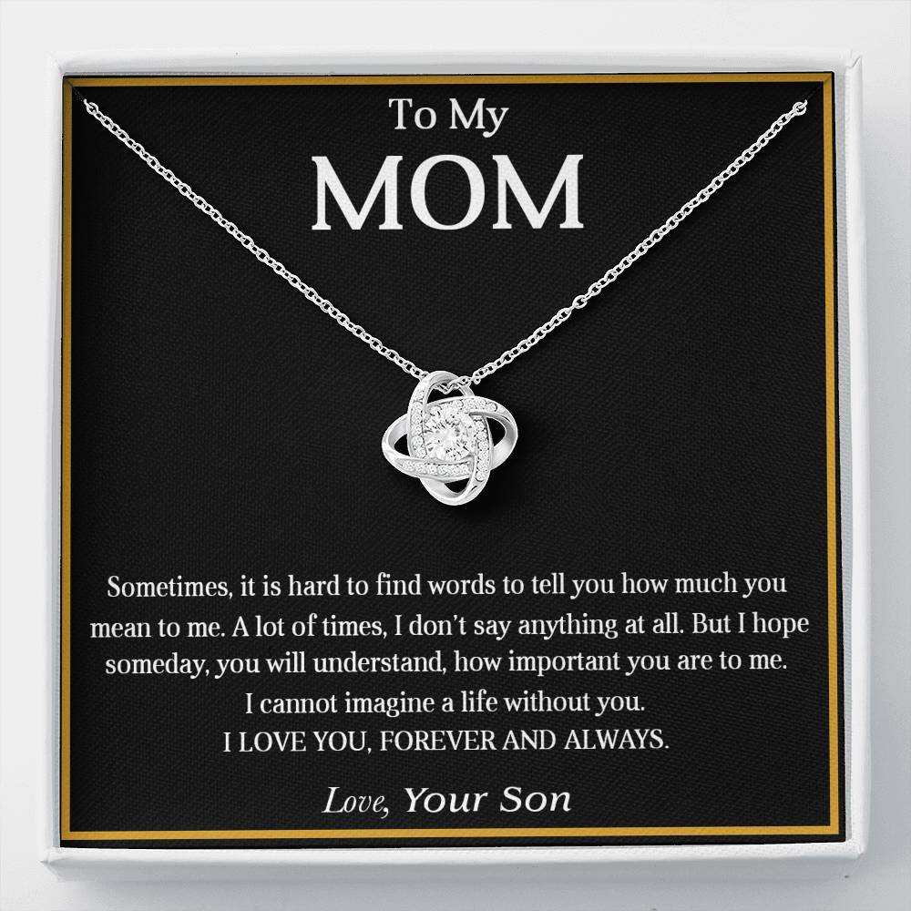 454 To My Mom Necklace, Mama, Gift From Son For Birthday, Xmas