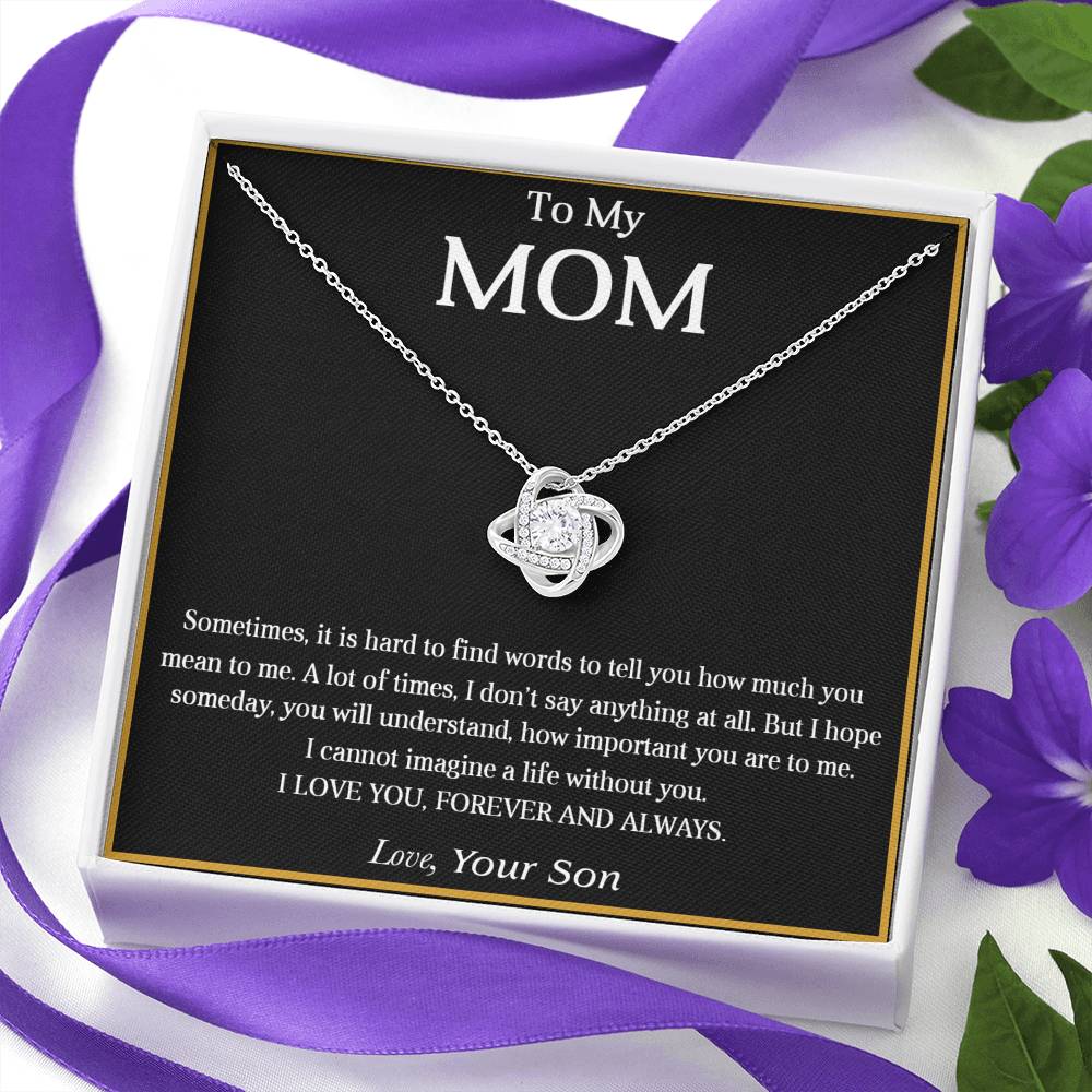 454 To My Mom Necklace, Mama, Gift From Son For Birthday, Xmas