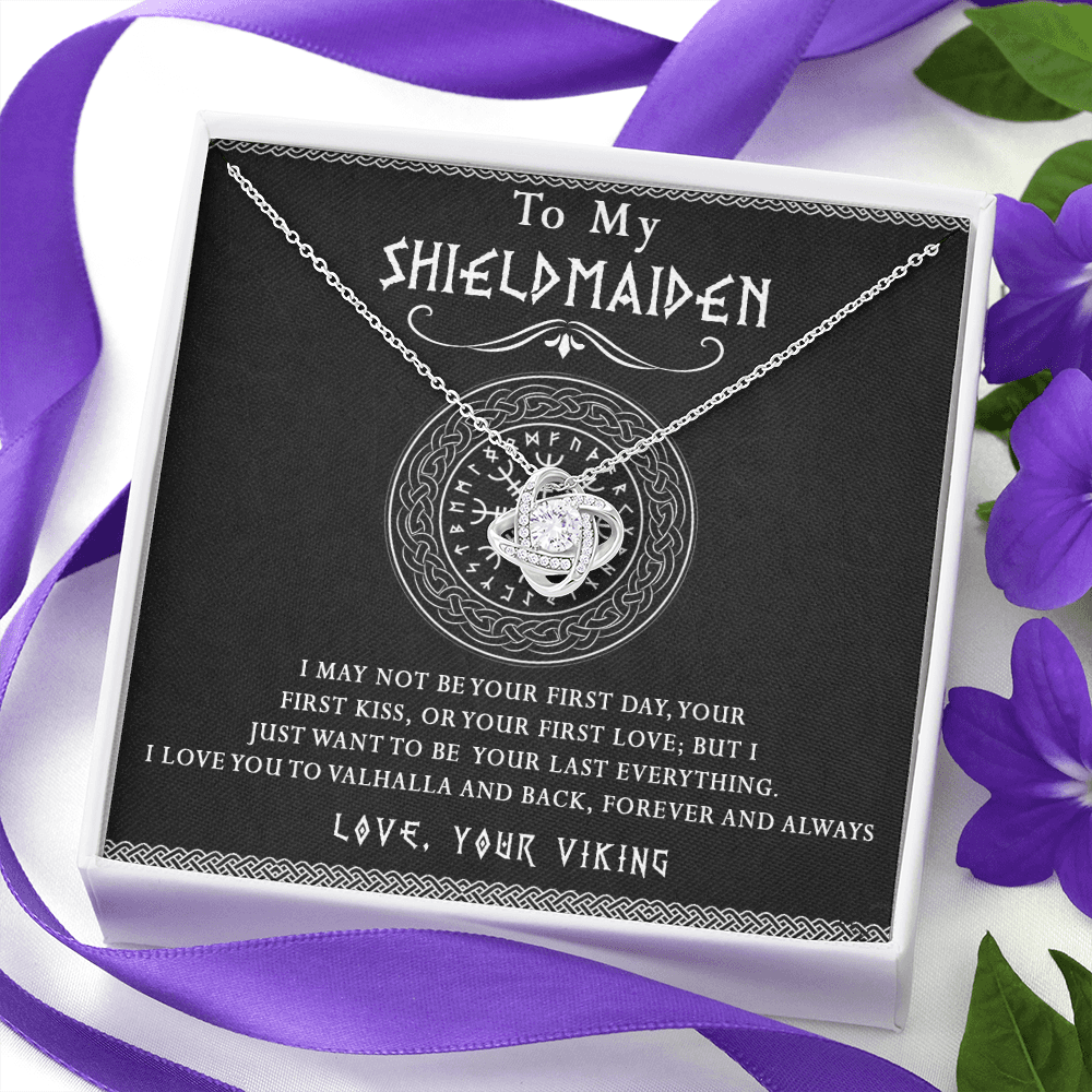 171A Necklace Gift To My Shieldmaiden, Viking Jewelry For Women, Her, Wife, Soulmate