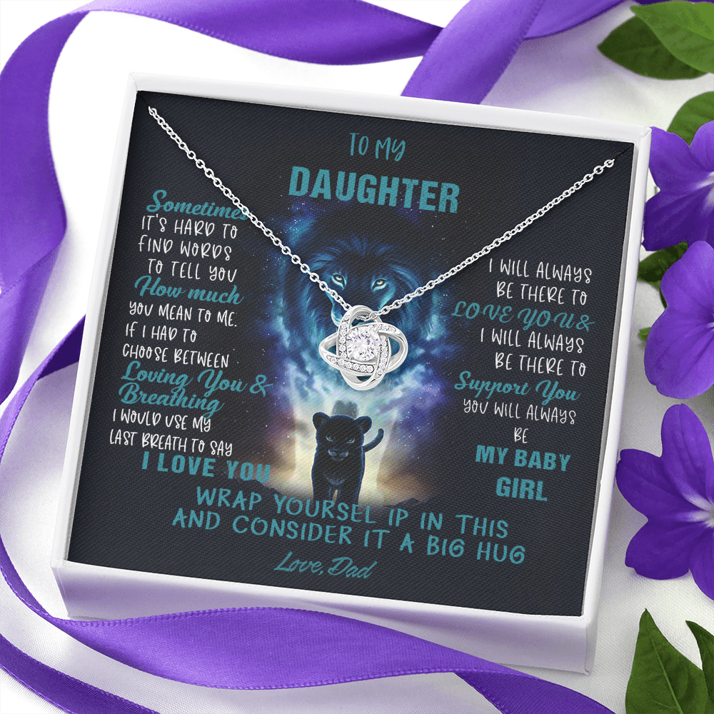 N350A To My Daughter Necklace, Daughter Father Necklace, Daughter Gift from Dad
