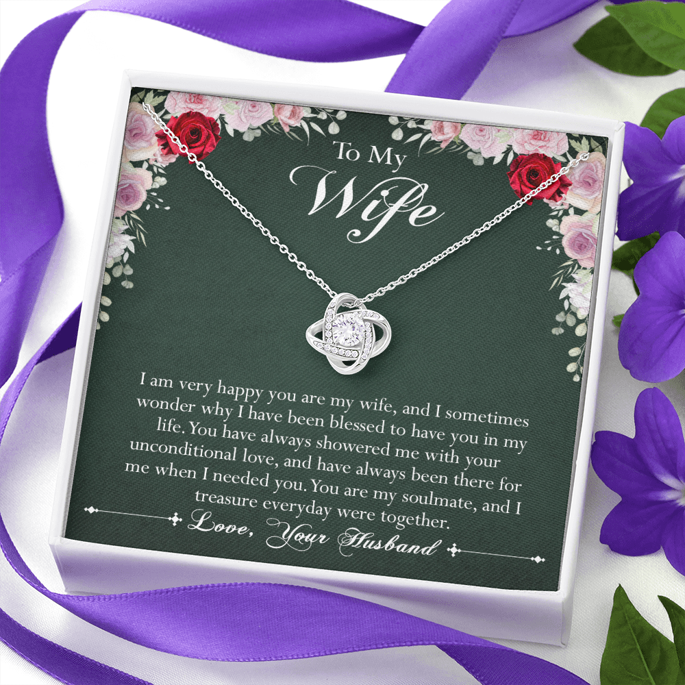 417A To My Wife Necklace Gift For Your Wife - Happy To Have You In My Life