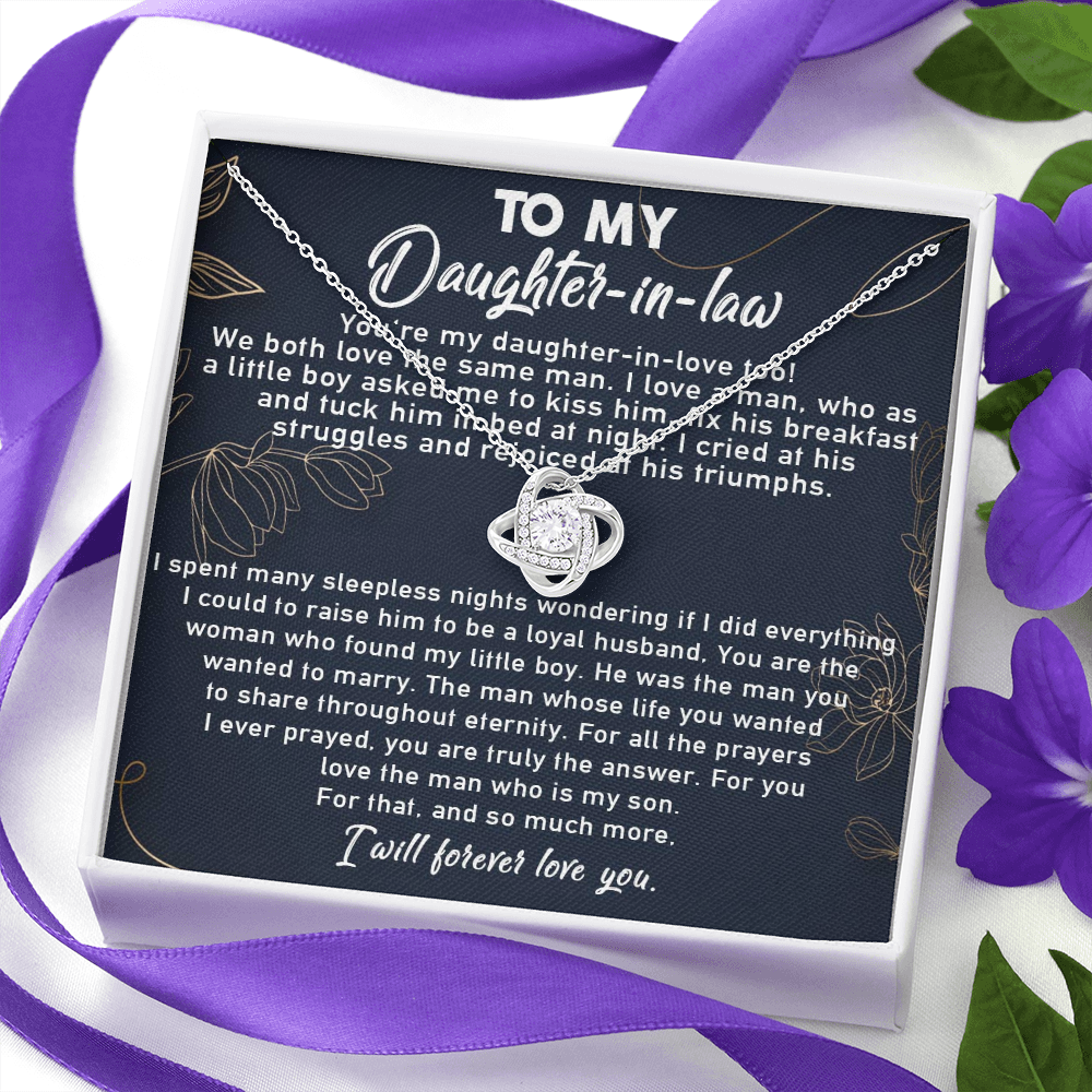 10A To My Daughter-In-Law Necklace, Gift For Daughter In Law, Daughter In Law Gifts