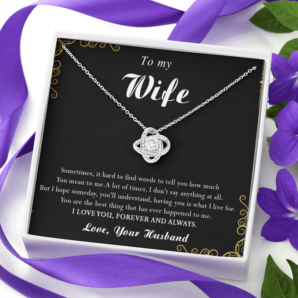 N357A To My Wife Necklace, Gift For Wife, Anniversary Gift For Wife, Necklace For Wife