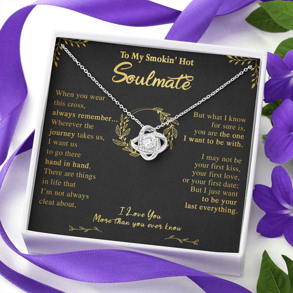 N355A To My Soulmate Necklace Engagement Anniversary Gift for Her Birthday