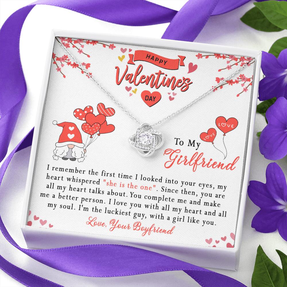 181A Girlfriend Necklace, Valentine Gift for your Girlfriend, Happy Valentine's Day