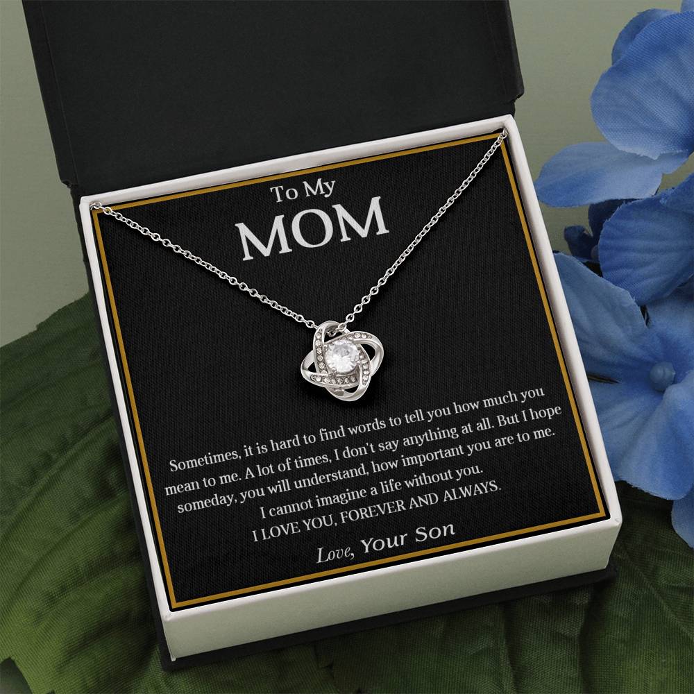 454 To My Mom Necklace, Mama, Gift From Son For Birthday, Xmas